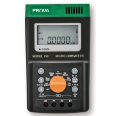 PROVA 750 Low Micro-Ohmmeter, 10A 